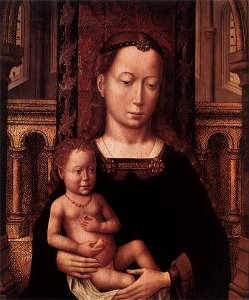 15th-century unknown painters - Virgin and Child - WGA23580. Free illustration for personal and commercial use.