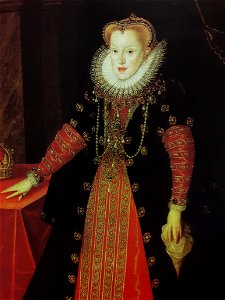 Kober Full-length portrait of Anne of Austria (detail) 01
