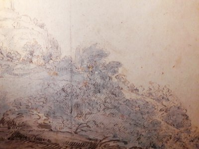 Valckenborch Fields on a mountainside (detail) 04