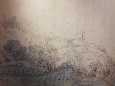 Valckenborch Fields on a mountainside (detail) 02