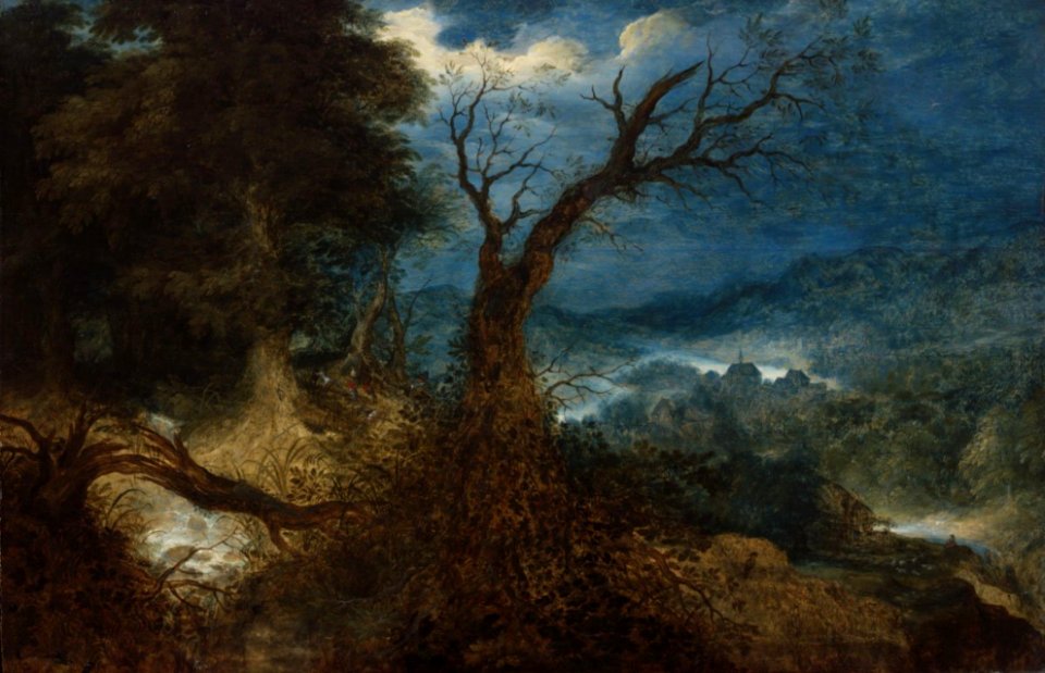 Abraham Govaerts - Mountainous Landscape with a River