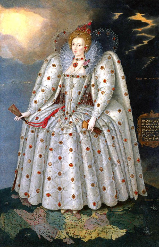 Queen Elizabeth I ('The Ditchley portrait') by Marcus Gheeraerts the YoungerFXD