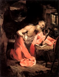 Federico Barocci - St Jerome - WGA01298. Free illustration for personal and commercial use.