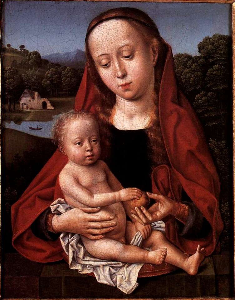 15th-century unknown painters - Virgin and Child - WGA23593 - Free ...