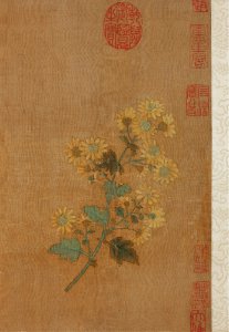 16 Zhao Mengfu. Ten Chrisantemums. 1300-1310 Section. Sotheby's