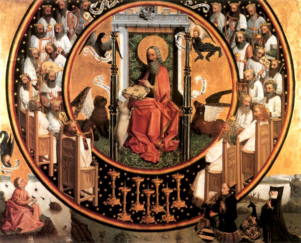 15th-century unknown painters - Vision of St John the Evangelist - WGA23735