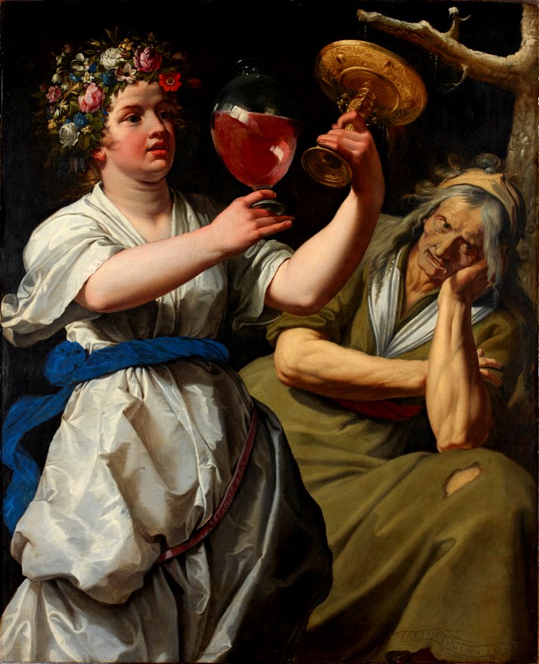 Abraham Janssens - Allegory of Joy and Melancholy