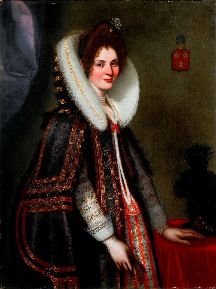 Guilliam van Deynum - Portrait of a Lady from the Arenberg family, possibly Isabelle Claire de Berlaymont