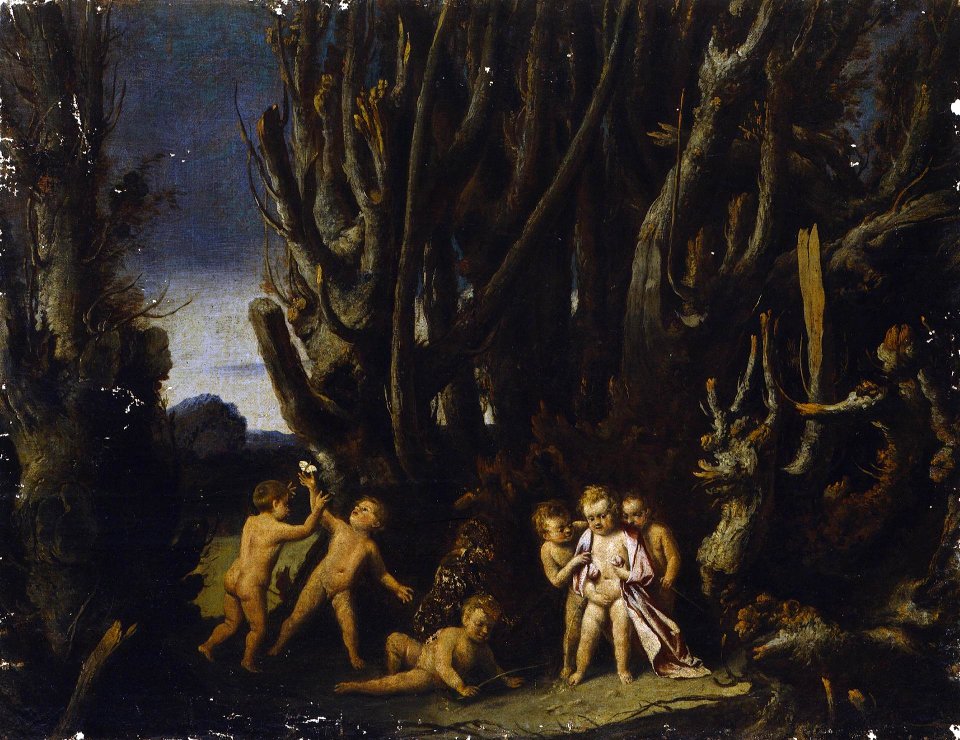 Antonio Maria Vassallo - Putti in a Landscape