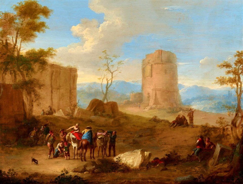Mathys Schoevaerdts - Riders in a landscape