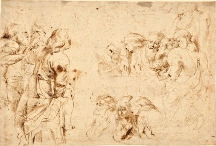 Peter Paul Rubens - Three Groups of Apostles in a Last Supper