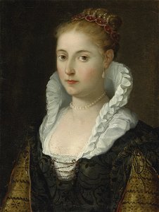 Emilian School Portrait of a Lady c. 1600. Free illustration for personal and commercial use.