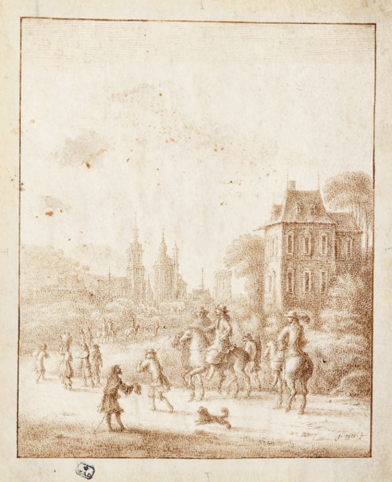 Gillis Neyts - Horsemen entering Antwerp