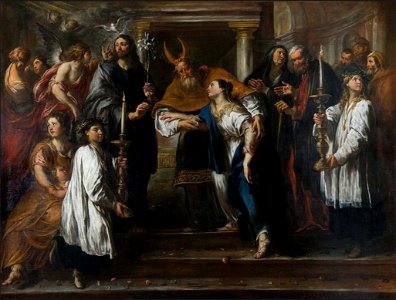 Jan Cossiers (attr.) - The Marriage of the Virgin