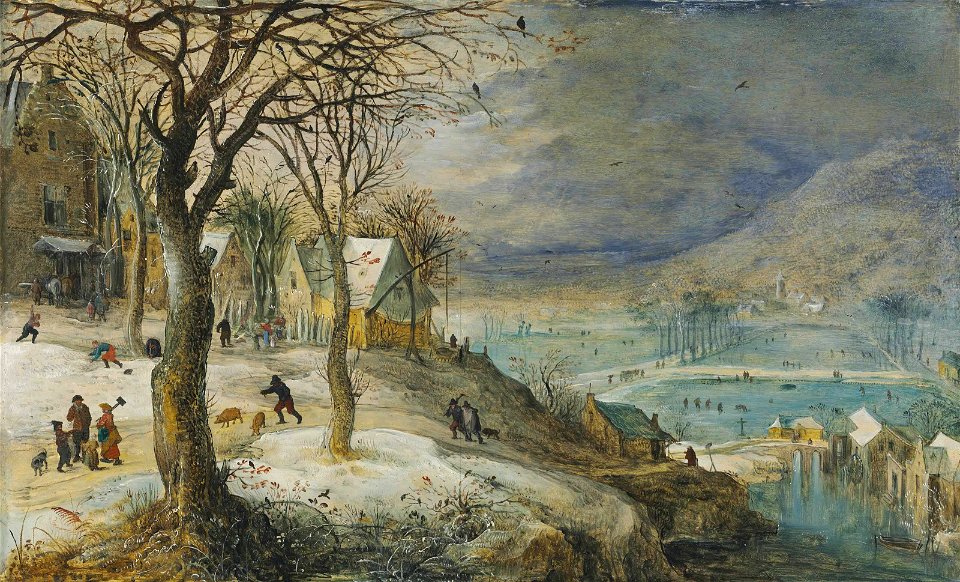 Joos de Momper II - Winter landscape