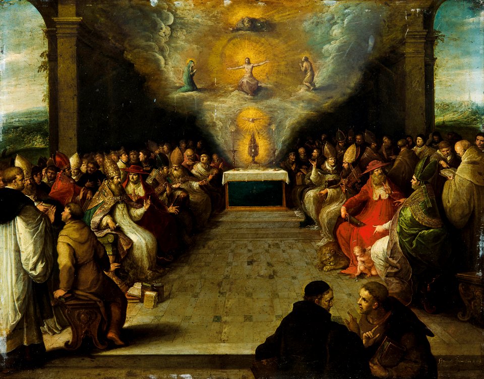 Frans Francken (II) - Disputation of the Holy Sacrament