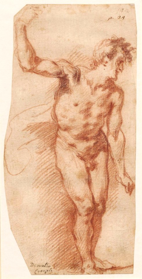 Crespi Nude man standing