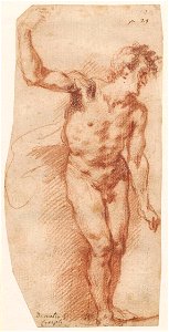 Crespi Nude man standing
