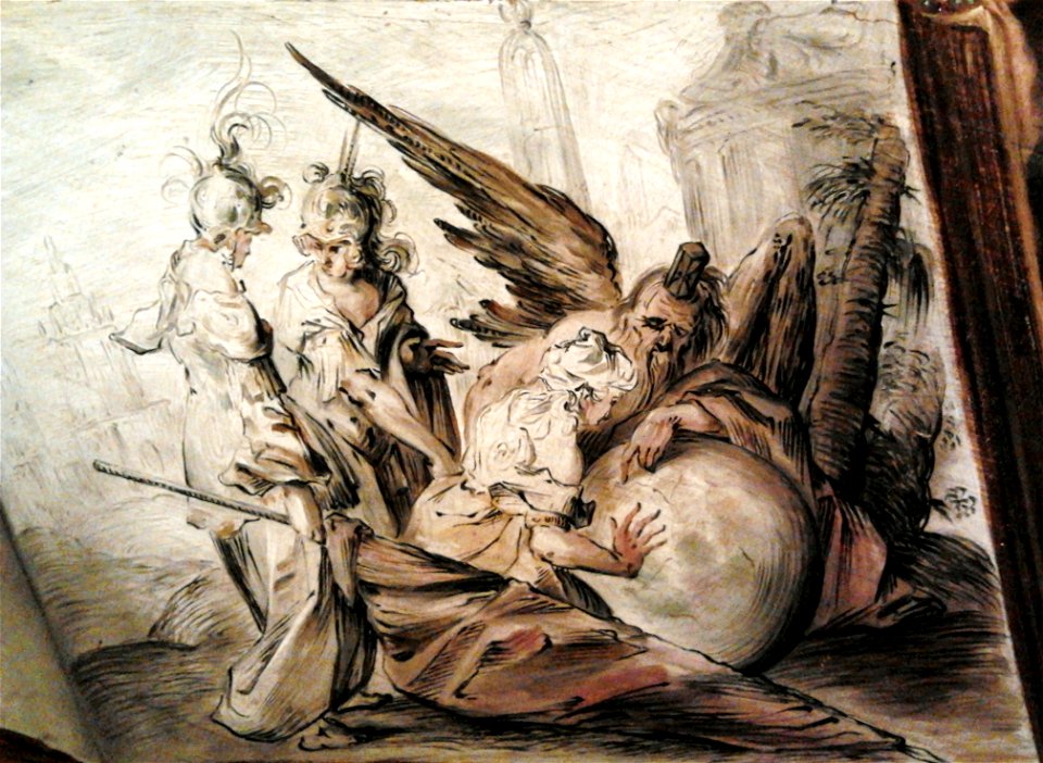 La Hire - Art Collection of Prince Władysław Vasa - Detail - Hans von Aachen - Allegory of time