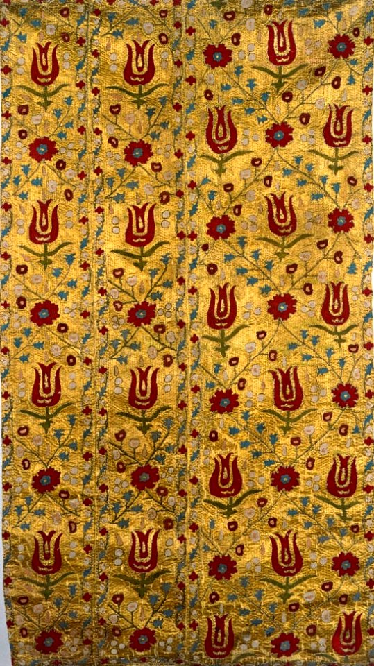 Turkey Textile embroidered with tulips