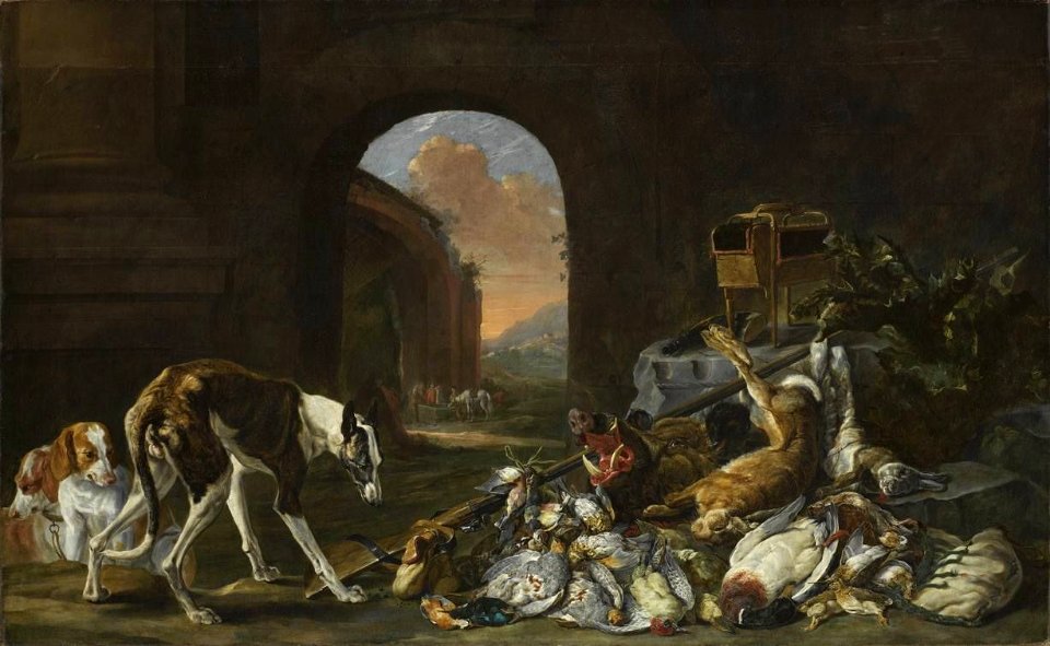 Jan Fyt - Jagdbeute, von Hunden bewacht - 805 - Bavarian State Painting Collections