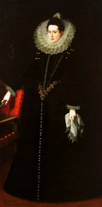 Juan Pantoja de la Cruz - Catalina duquesa de Lerma. Free illustration for personal and commercial use.