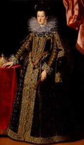 Maria de' Medici, Queen of France in circa 1600 by an unkown artist