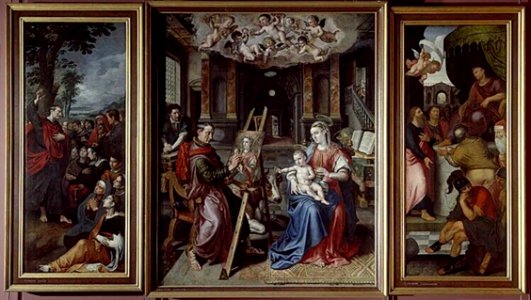 Marten Pepijn - Altarpiece of the Guild of St. Luke