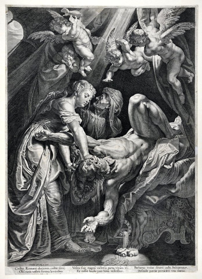 Galle the Elder Judith beheading Holofernes