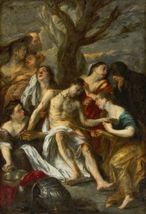 Jan Cossiers - Saint Sebastian tended by Saint Irene