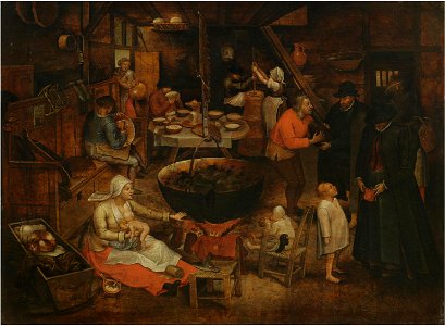 Pieter Brueghel (II) - The Visit to the Farm
