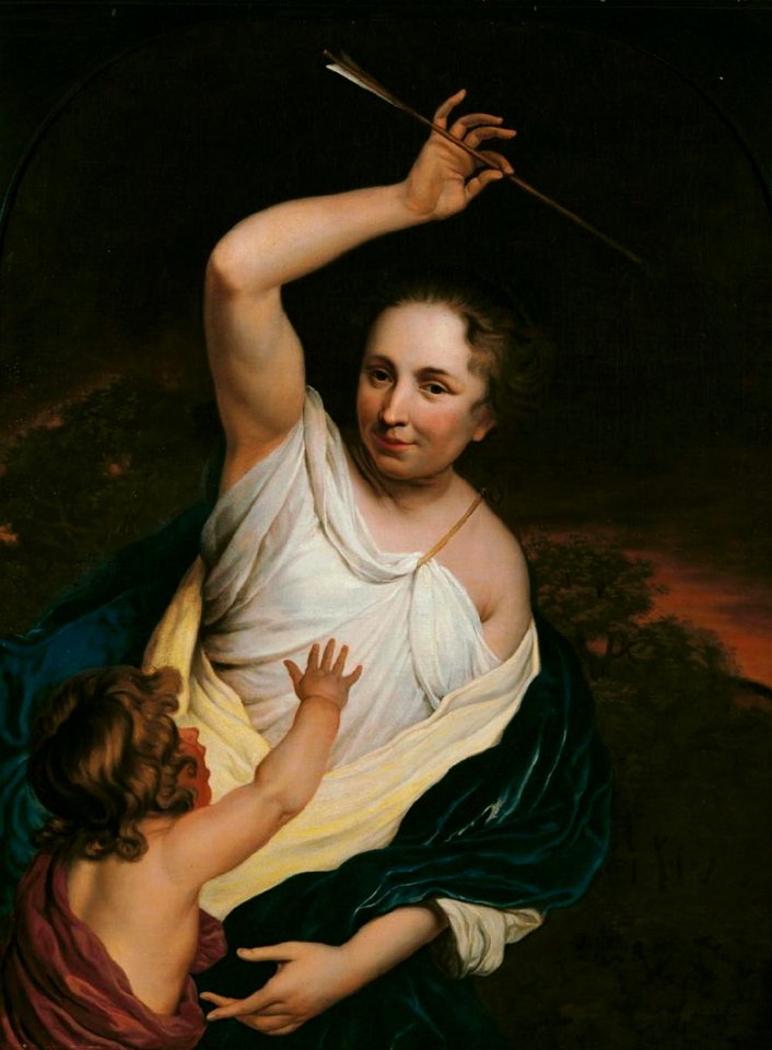 Bartholomeus van der Helst - Venus punishing Cupid