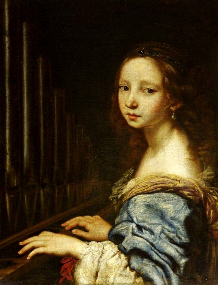 Justus Sustermans (1597-1681) (attributed to) - Saint Cecilia Playing the Organ - 732203 - National Trust