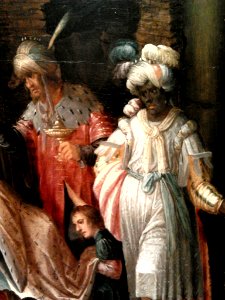 Nieulandt Adoration of the Magi (detail)