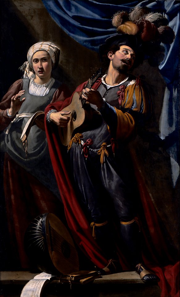 Theodoor Rombouts - The two musicians