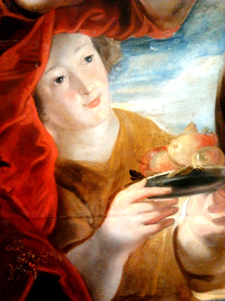 Jordaens Holy Family with Saint John (detail) 02