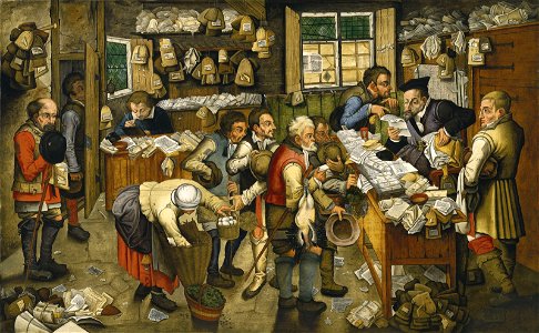 Pieter Brueghel the Younger - The payment of the tithes