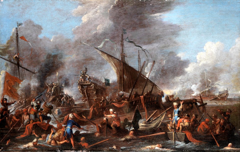 Cornelis de Wael - The Battle of Lepanto