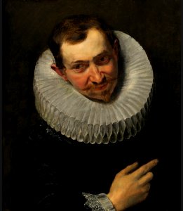 Peter Paul Rubens - Portrait of the landscape painter Jan Wildens. Free illustration for personal and commercial use.