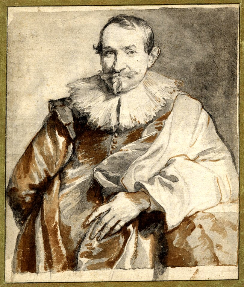 Anthony van Dyck - Portrait of Jan Wildens