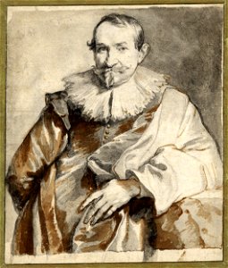 Anthony van Dyck - Portrait of Jan Wildens