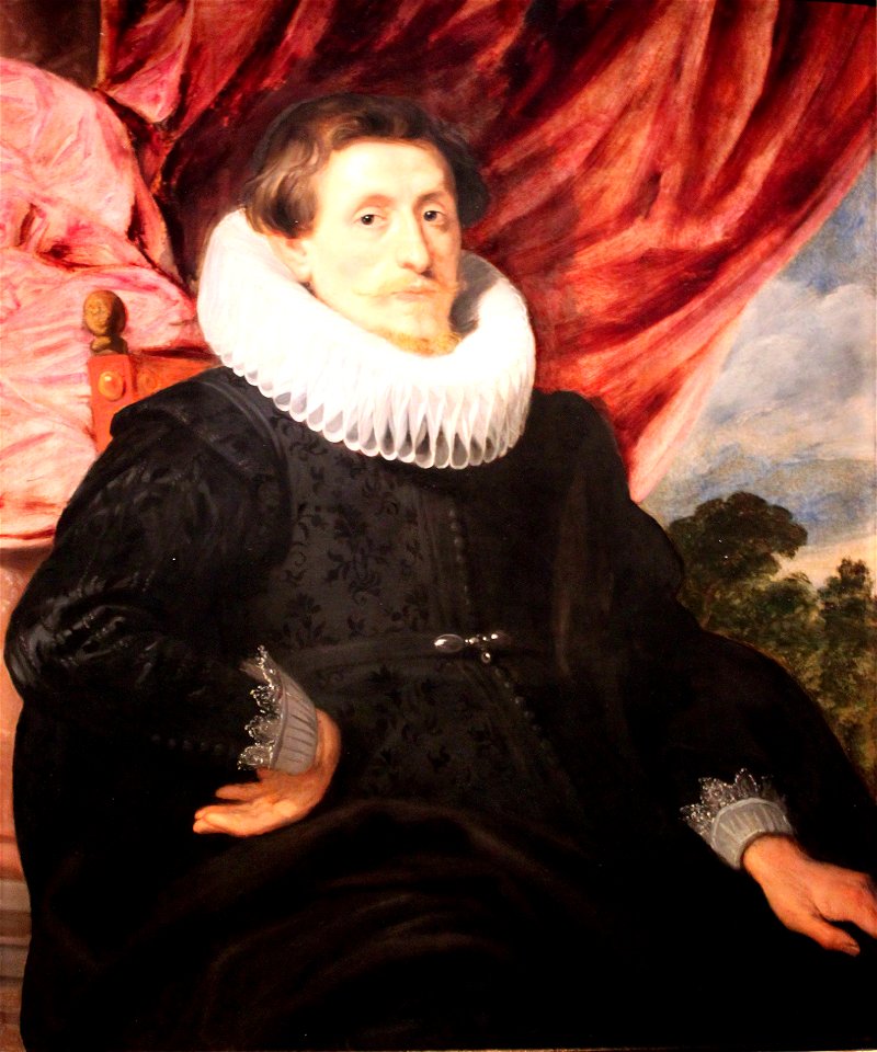 1618 van Dyck Portrait of a Gentleman anagoria