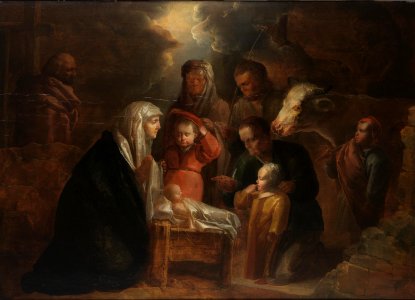Jan van de Venne - Adoration of the Shepherds