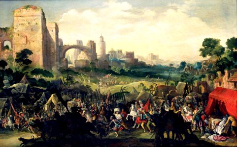 Jacob van Swanenburg - The siege of Bethulia