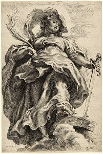 Peter Paul Rubens (Attr.) - Saint Catherine