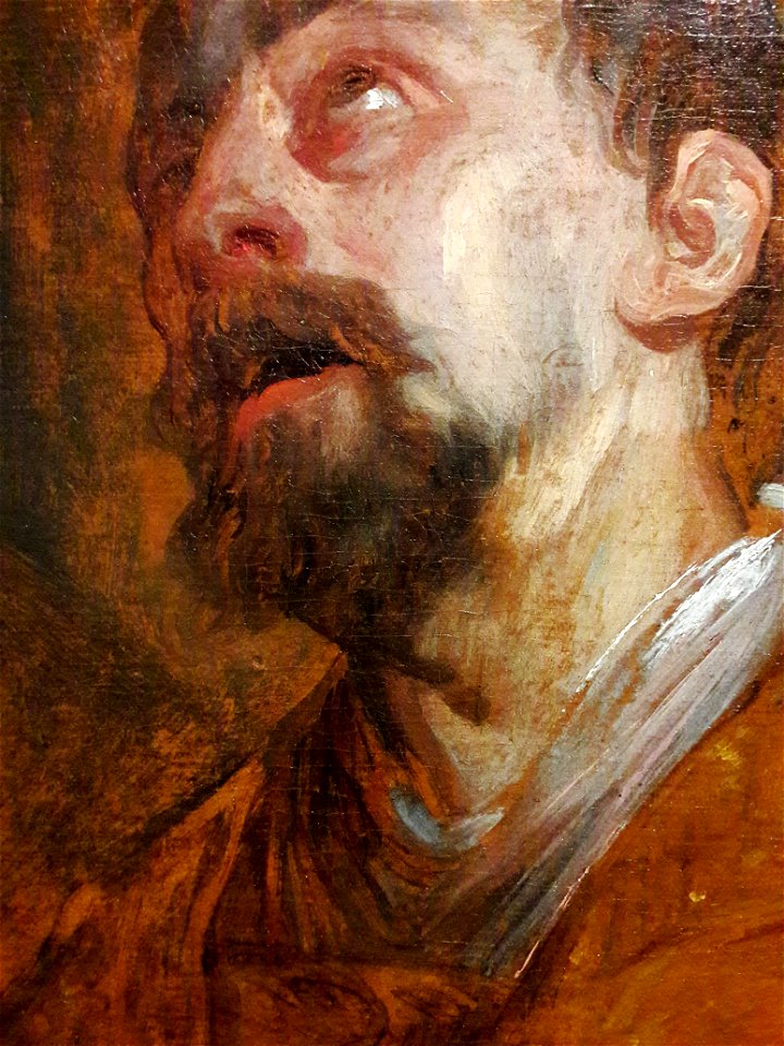 Dyck Study of a Saint (detail) 01