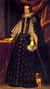 Claudia de' Medici, Duchess of Urbino and Archduchess of Austria by Sustermans