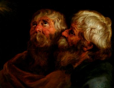 Rubens Heads of two Apostles. Free illustration for personal and commercial use.