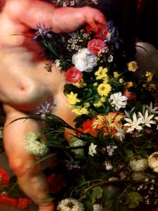 Brueghel Madonna in floral wreath (detail) 02
