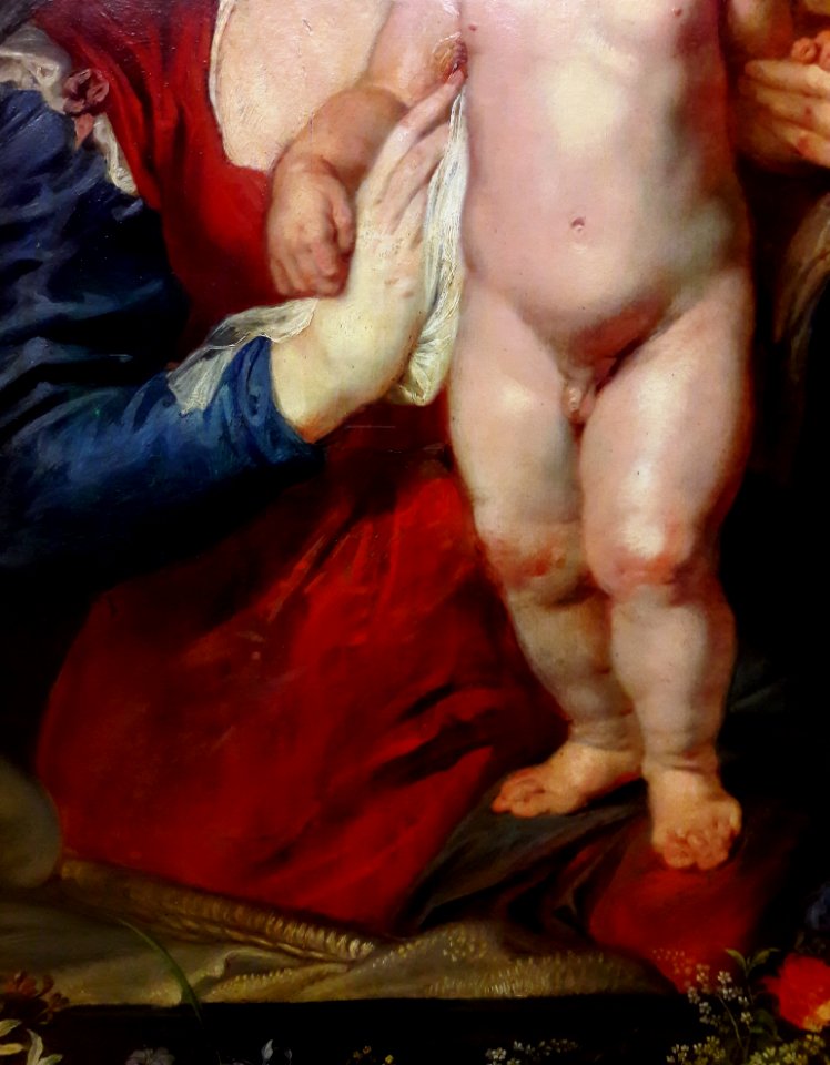 Brueghel Madonna in floral wreath (detail) 05